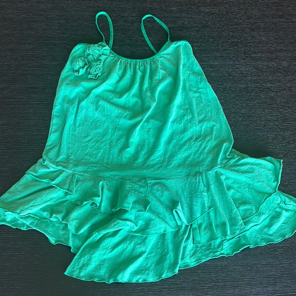 Women’s METALICUS Green dress, super cute and adorable!!  One size